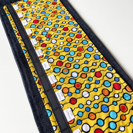 Circular Needle Organizers - Yellow Indigenous Art
