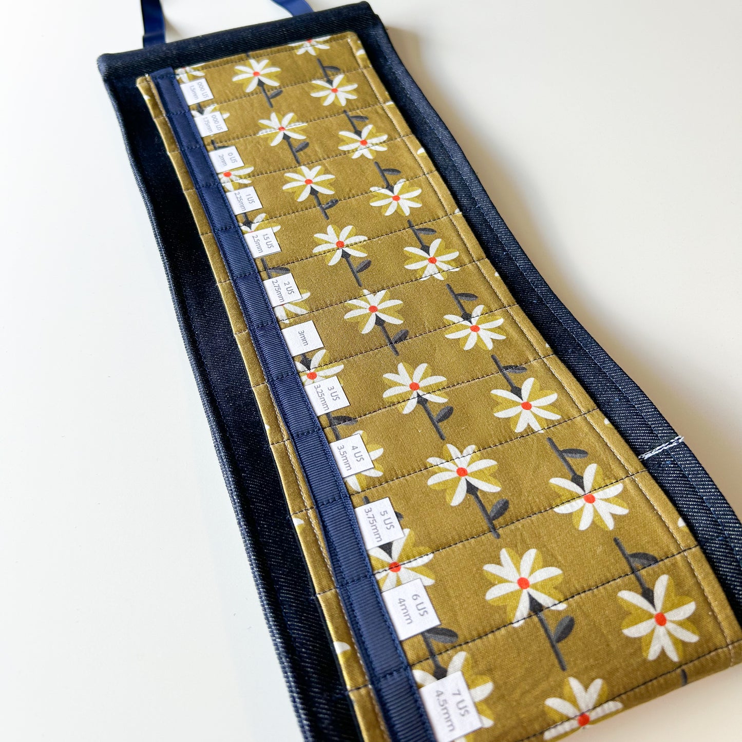 Circular Needle Organizers - Golden Flowers