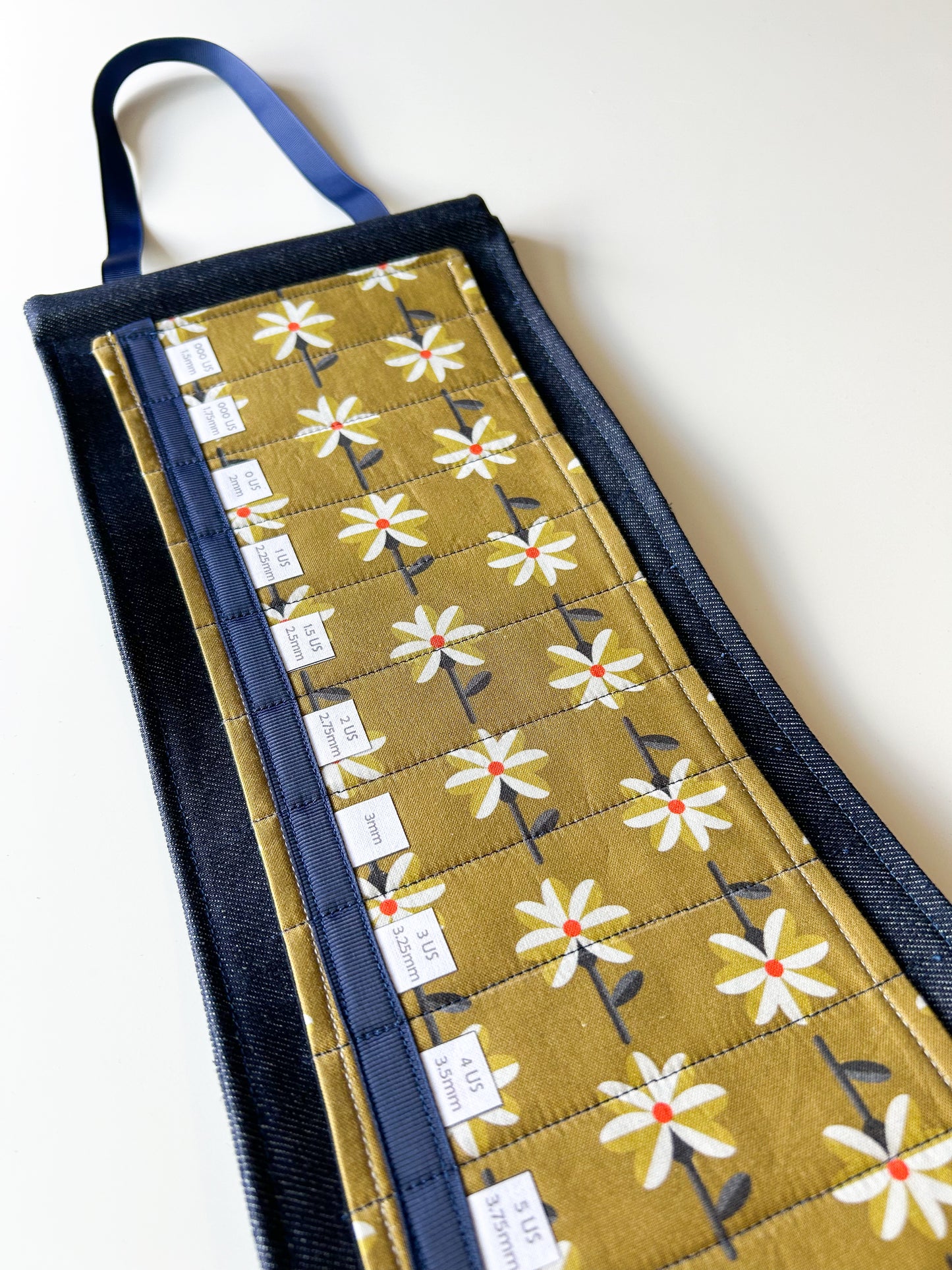 Circular Needle Organizers - Golden Flowers