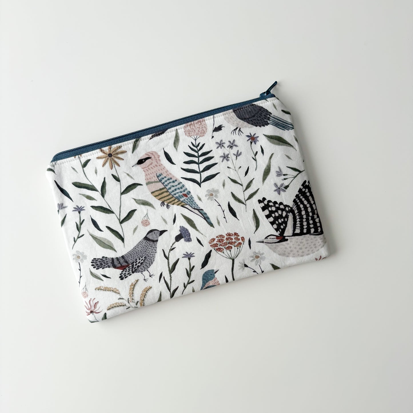 Notion Pouch - Flowers & Fancy Birds