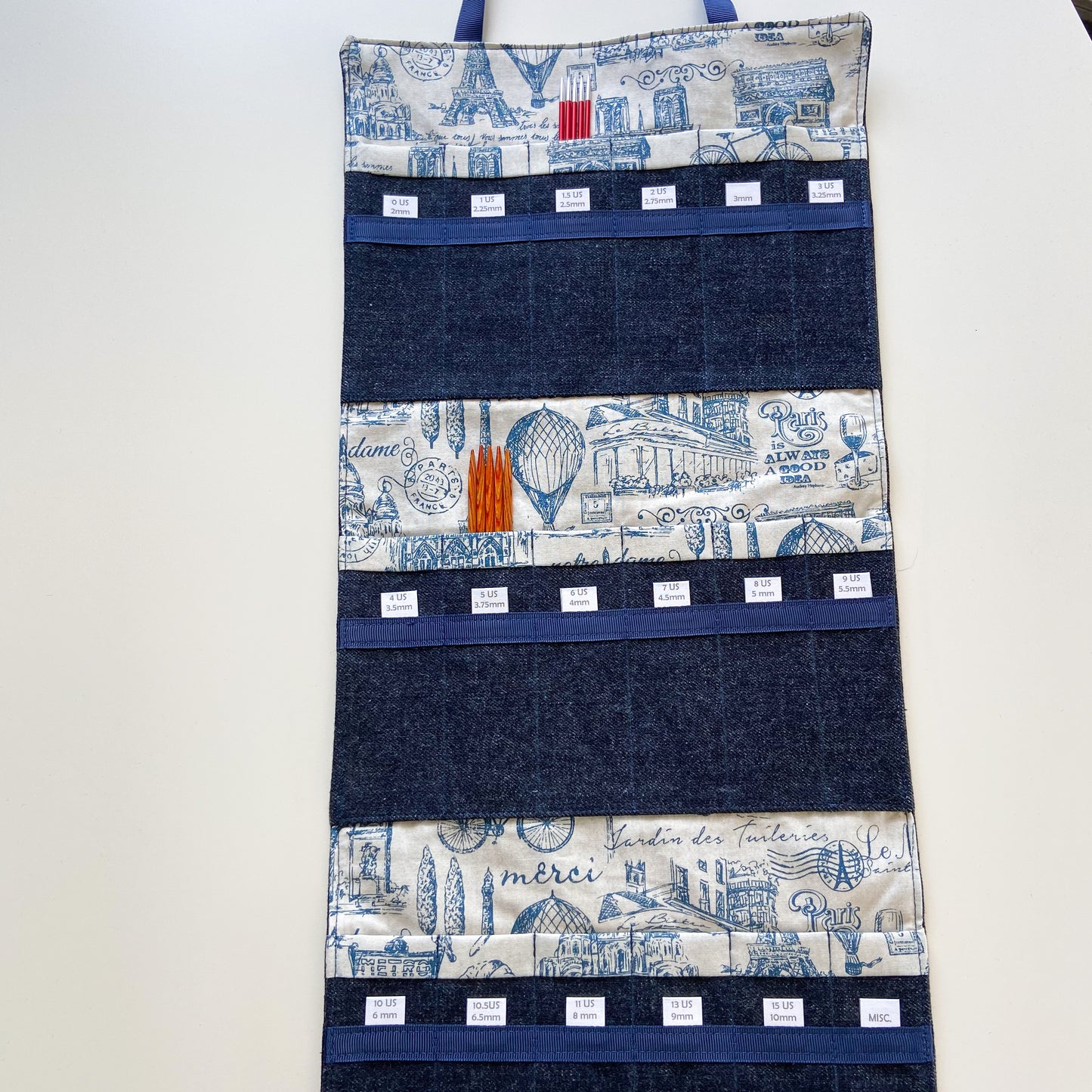 DPN Needle Organizer - Blue/Cream Paris