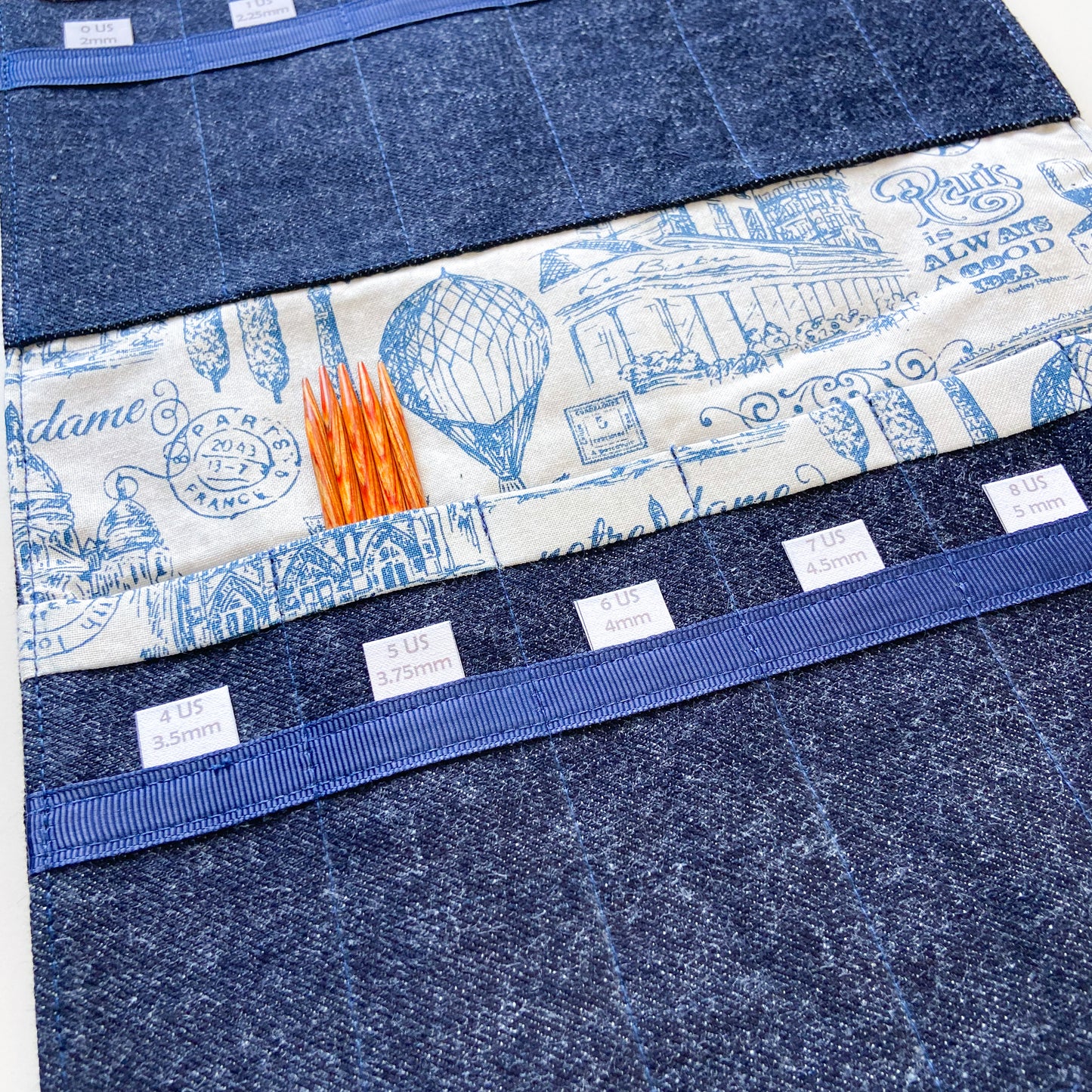 DPN Needle Organizer - Blue/Cream Paris