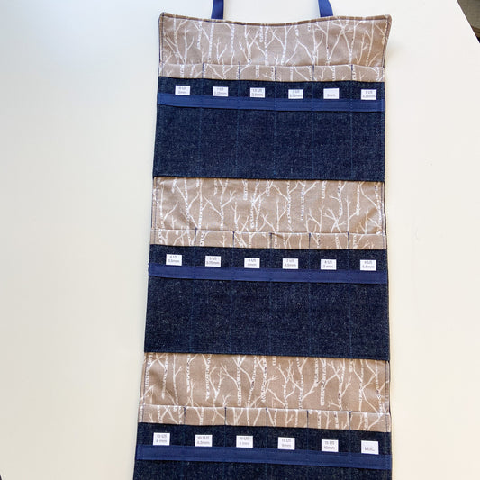 DPN Needle Organizer - Birch Trees on Tan