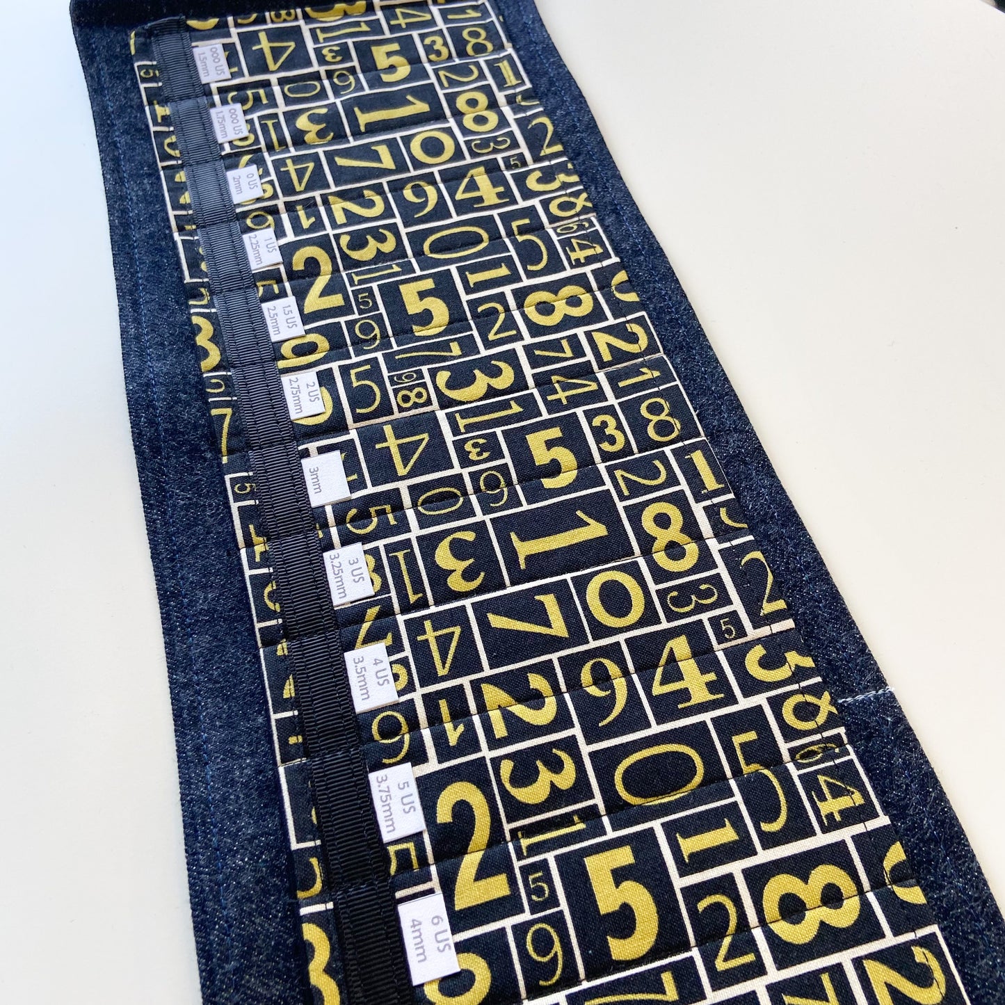 Circular Needle Organizers - Green/Black Numbers