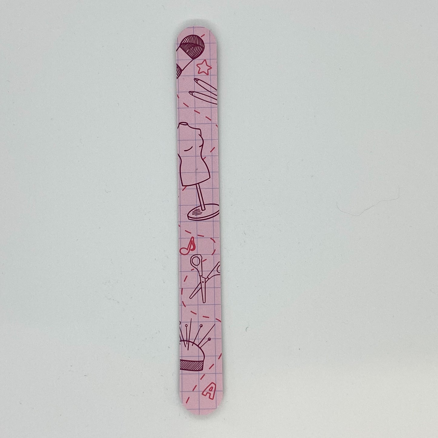 Nail File - Pink Sewing Design