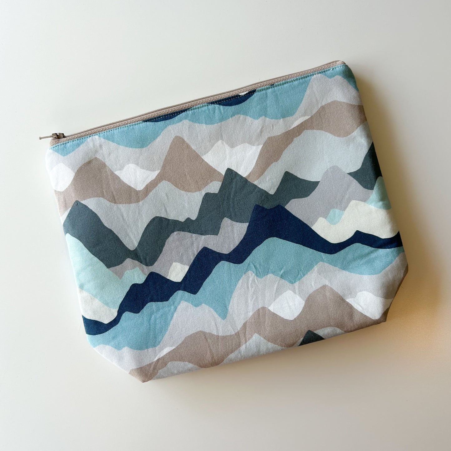 Sock Project Bag - Blue Mountain Peaks