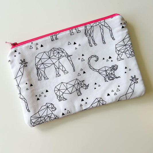 Notion Pouch - Geometric Animals