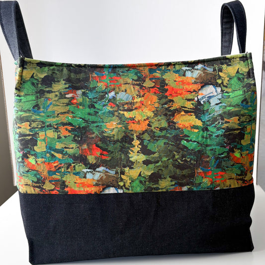 Fall Forest - Project Bag/Craft Organizer Bucket