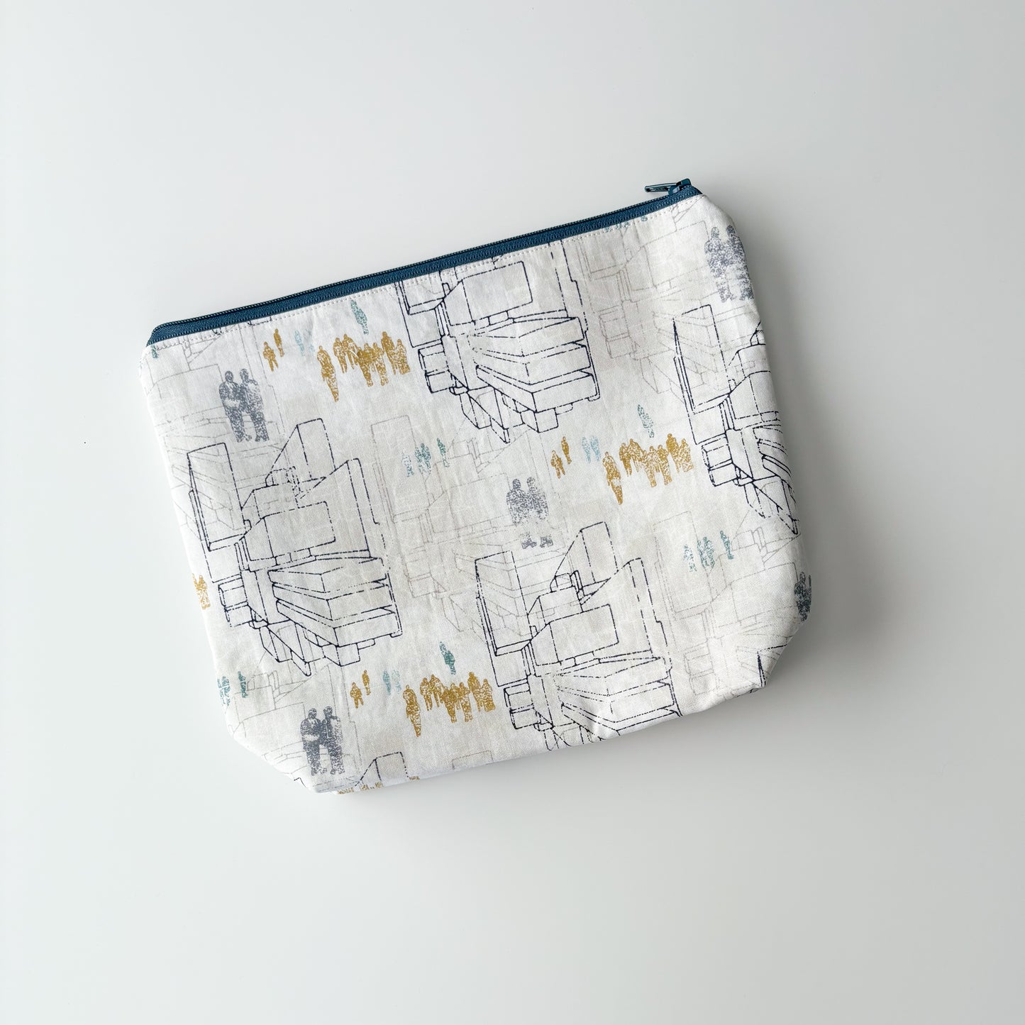Sock Project Bag - Architectural
