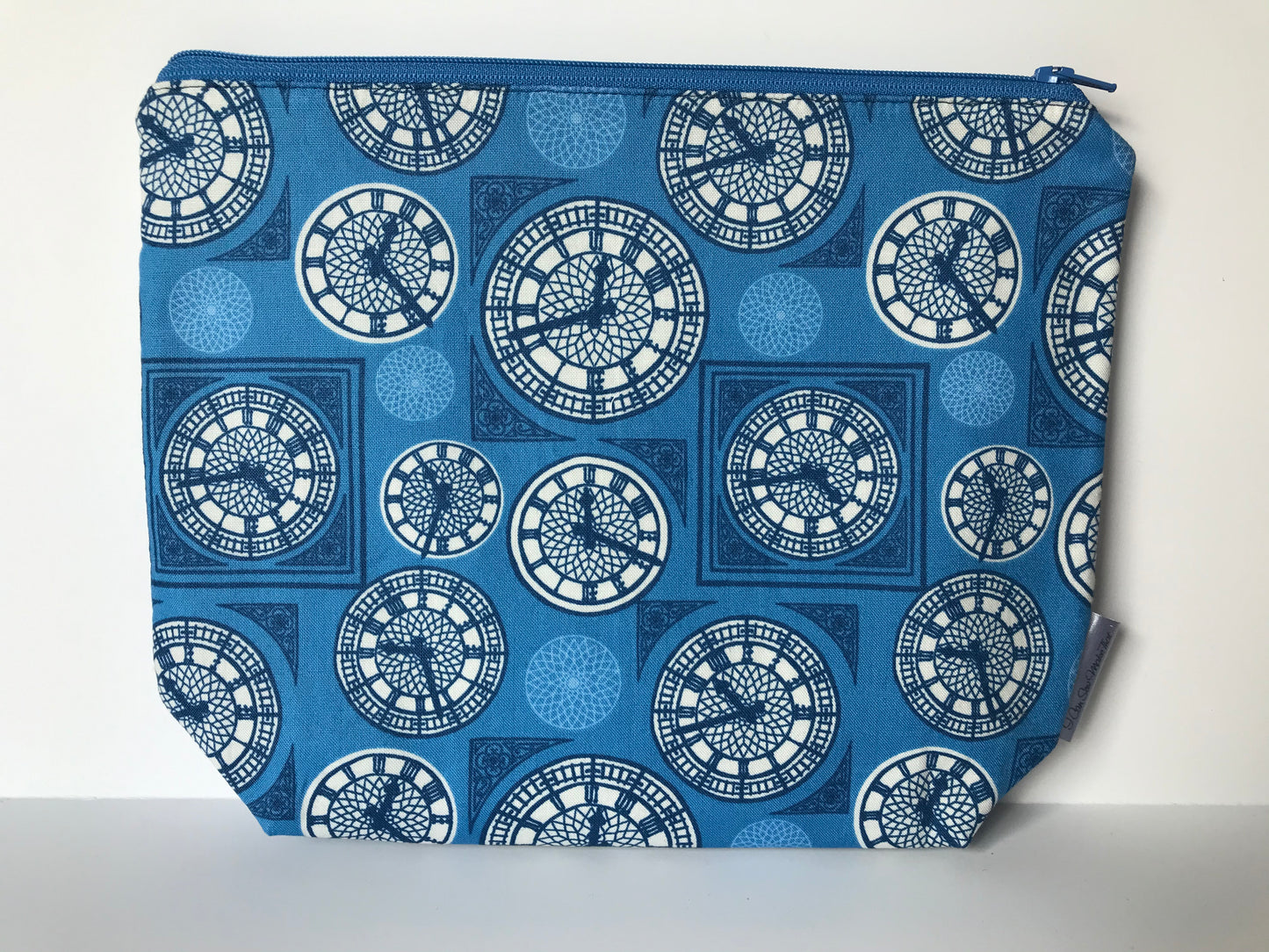 Sock Project Bag - Blue Big Ben