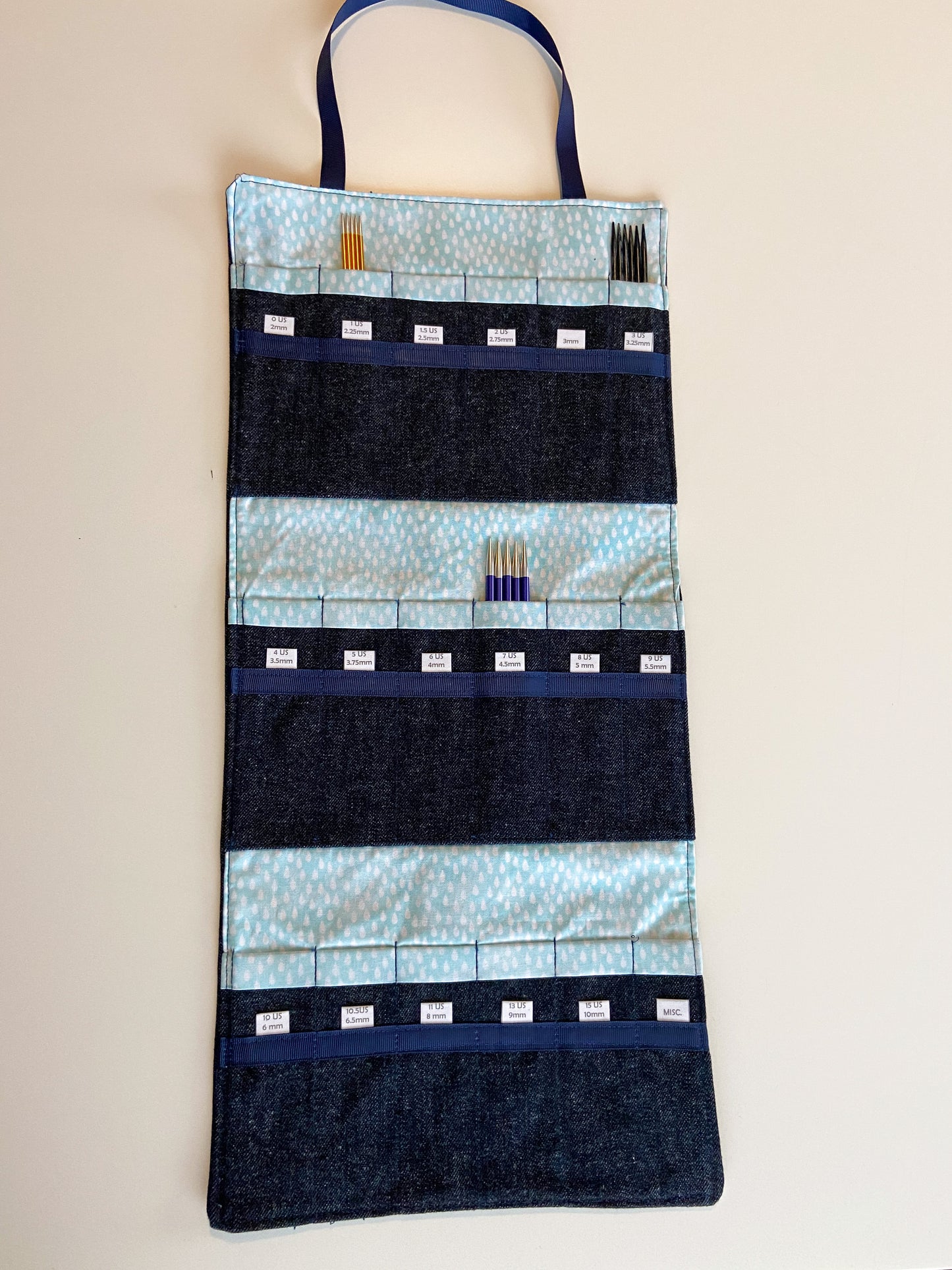 DPN Needle Organizer - Raindrops