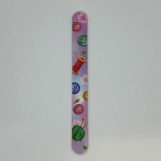 Nail File - Lilac Sewing Design