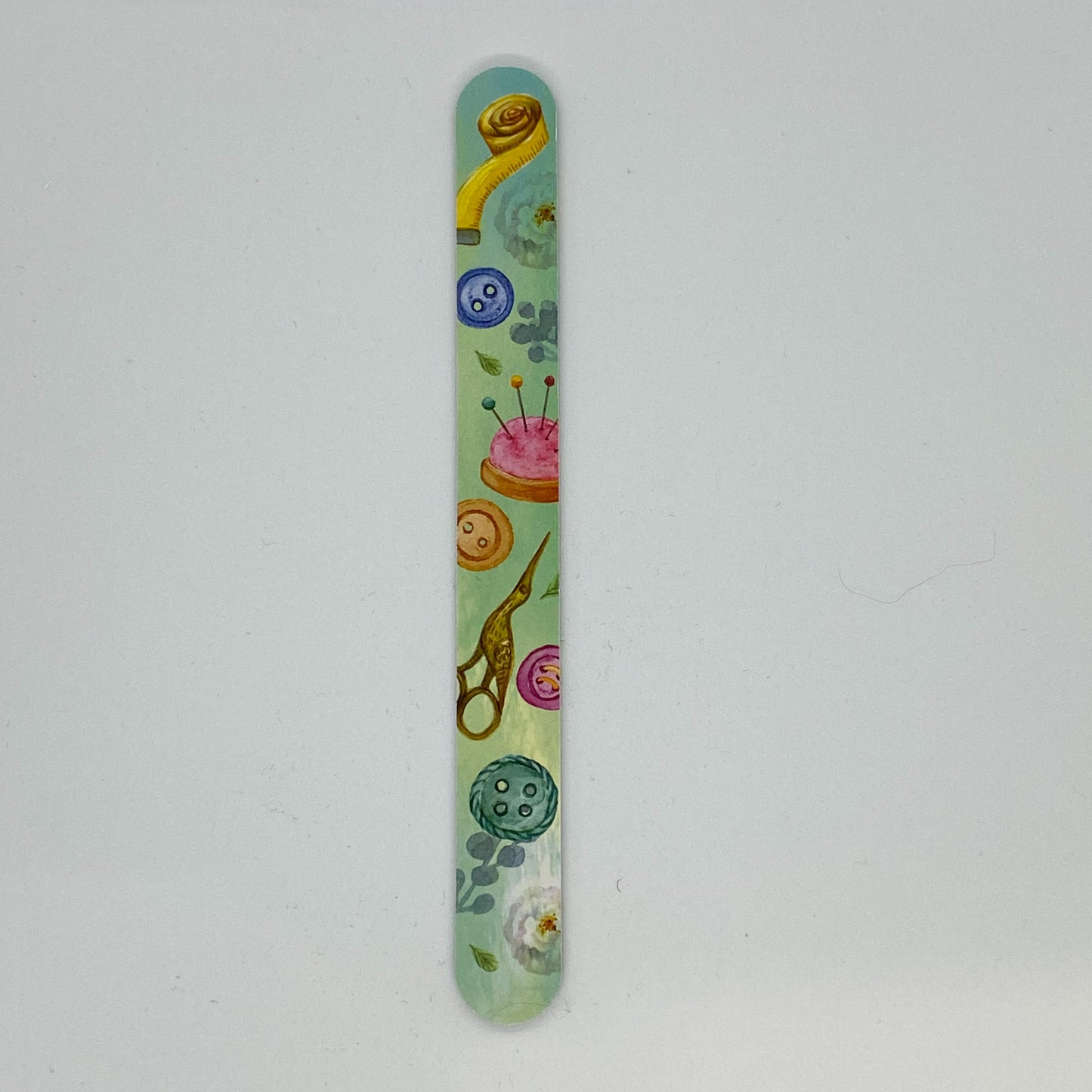 Nail File - Green Sewing Design